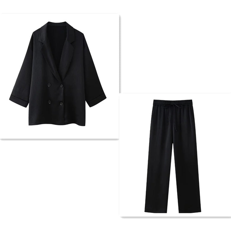 Casual Ruffled Suit