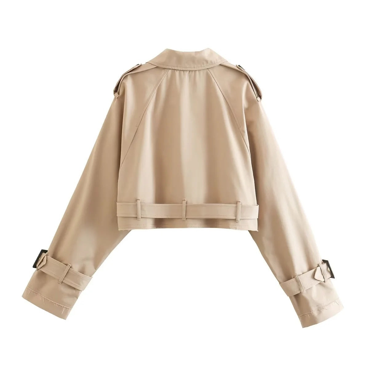 Casual Solid Trench