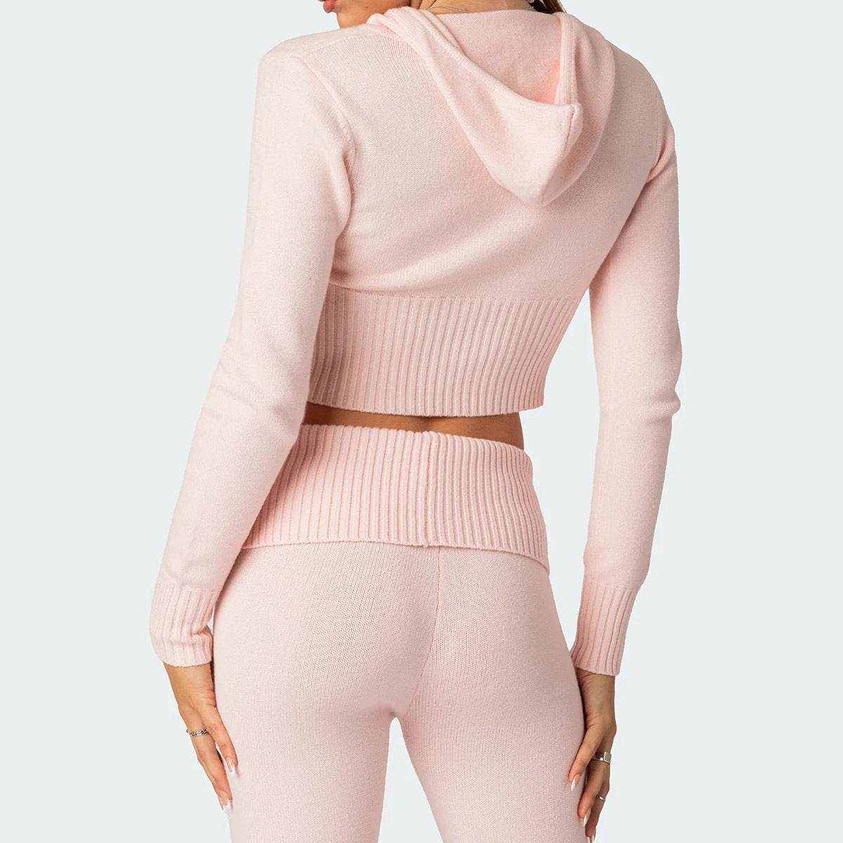 Knitted Hooded Outfit