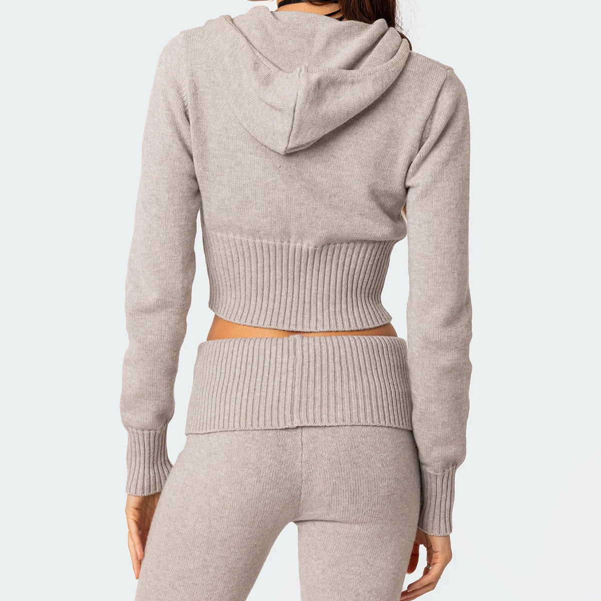 Knitted Hooded Outfit