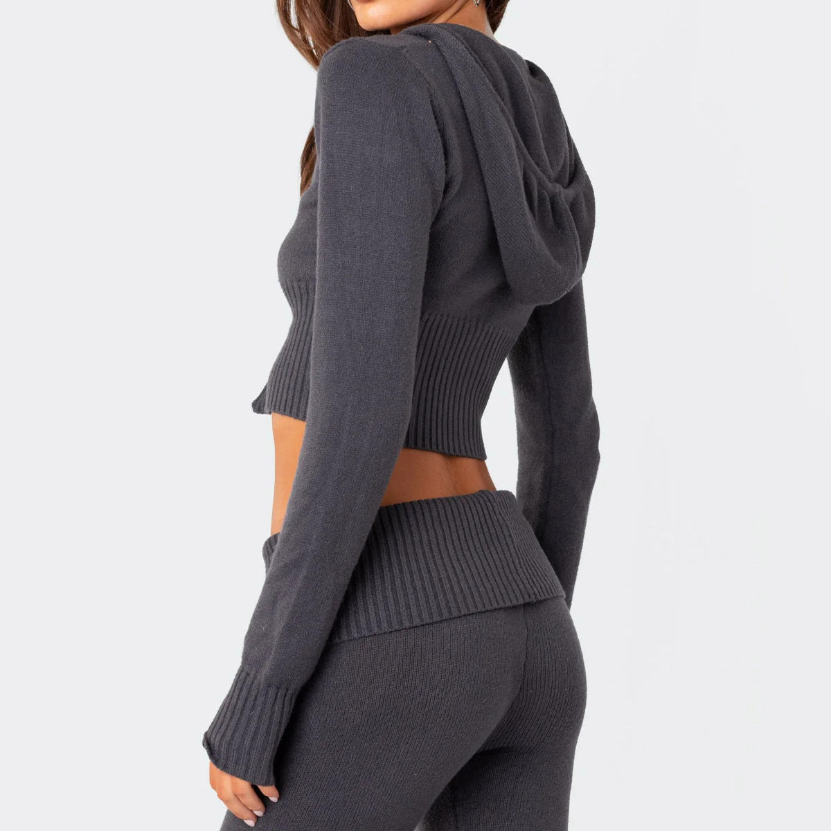 Knitted Hooded Outfit