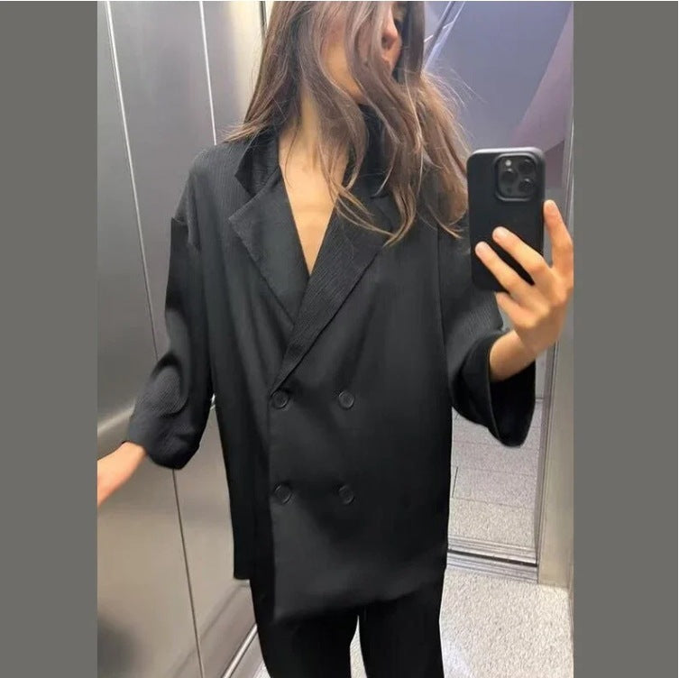 Casual Ruffled Suit