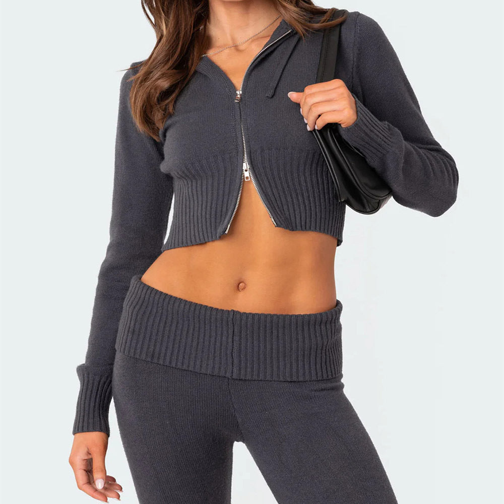 Knitted Hooded Outfit