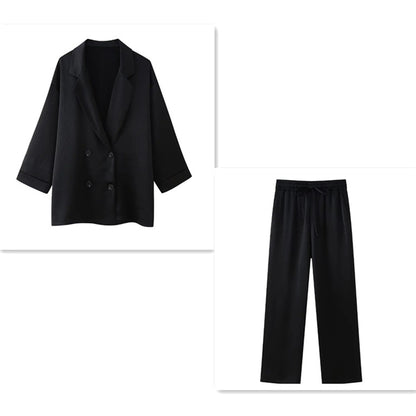 Casual Ruffled Suit