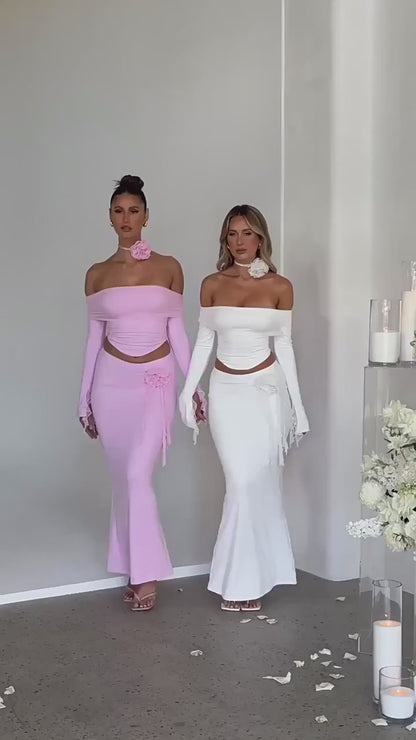 Strapless Skirt Set